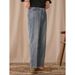 Men's Clothing Retro Jeans Fashion Straight Versatile Quality Casual Pants Business Elastic Waist Nine Point Pants_mkmklike.com