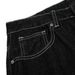 Trendy American Style Loose Jeans For Men, Vibe Style, Simple Versatile Wide-Leg With Stitched Details, Casual_mkmklike.com