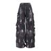 Vintage Washed Denim Jeans – Unisex Relaxed Fit High Street Pants With Distressed Details_mkmklike.com