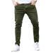 Men's Trendy Heavy Duty Tapered Jeans Imported Trade Washed Green European And American Style Long Pants_mkmklike.com