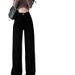 Black Jeans For Women, Autumn And Winter, Fleece-Lined, High Waist, Pear-Shaped Body, Thick Legs, Wide Hips, Slimming,_mkmklike.com