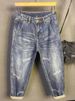 2026 Loose Fit Men's Pants, 2026 Spring New Trendy And Cool Printed Jeans, American Retro Washed Men's Pants_mkmklike.com