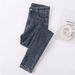 Women's Winter Fleece-Lined Jeans 2025 New Slim-Fit High-Waisted Skinny Versatile Thickened Pencil Pants_mkmklike.com