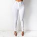 Women's Clothing Slim High Waist Slim Fit Denim Small Pencil Foot Pants_mkmklike.com