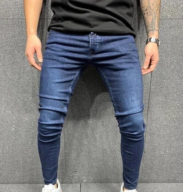 Men's Clothing European And American Stretch Slim Jeans Men's Jeans_mkmklike.com