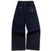 Retro High-Waisted Men's Cargo Jeans Style Flap Pocket Long Pants For Women_mkmklike.com
