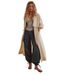 Women's Mid-Rise Non-Stretch Tapered Loose Retro Denim Jeans European American Cross Border Trade Source_mkmklike.com