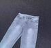 Cement Gray Stretch Flared Jeans – Cleanfit High Street Washed Distressed Denim For Men & Women – Vintage-Inspired Straight Leg_mkmklike.com