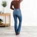 Tummy Control Bootcut Jeans For Women - High Waist Slimming Stretch Denim Pants, Comfortable & Flattering Fit, Classic Blue Shades_mkmklike.com