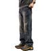 Men's Clothing Men's Slimming Straight Leg Jeans Trendy Loose Fit Retro Style For Autumn Winter For Formal & Casual_mkmklike.com
