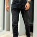 Men's Straight Leg Jeans Classic Black Denim Pants For Casual & Streetwear Vintage Washed Finish Classic Straight Fit_mkmklike.com