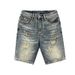Men's Trendy Ripped Denim Shorts High Street Style mid Length Summer Cool And Edgy Vintage Look_mkmklike.com