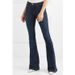 Women's Clothing Bell Bottom Pants Spring And Summer Black Elastic High Waist Jeans Women's Big Bell Bottom Wide Leg Loose Slim_mkmklike.com