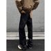 American Retro Autumn And Winter Cleanfit Flared Wide-leg Jeans For Men, Trendy Brand, Loose-fitting, Drapey,_mkmklike.com