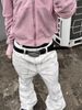 Men's And Women's Street Style Washed Distressed Tie Dye Flared Jeans Loose Fit Slimming Straight Leg Floor Length For Spring And Autumn_mkmklike.com