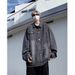 Loom Autumn Denim Men Retro Hong Kong Style Loose Jacket Trendy Brand European And American Street Fashion Versatile BF_mkmklike.com