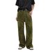 Women's Clothing Retro Leopard Print Jeans Slim Straight Loose Casual Wide Leg Pants_mkmklike.com