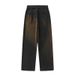 Japanese Vintage Washed Denim Pants For Men – Oversized Streetwear Jeans With Drawstring (M-3XL, 2 Colors)_mkmklike.com