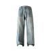 Men's Clothing & Archer0603 & Autumn/Winter New Trendy Cleanfit Fleece Lined Thick Jeans Basic Versatile Straight Leg Pants_mkmklike.com