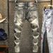Men's Clothing Retro High-End Washed Distressed Embroidered Jeans Slim Fit Style Casual Trousers For Men Trendy Denim_mkmklike.com