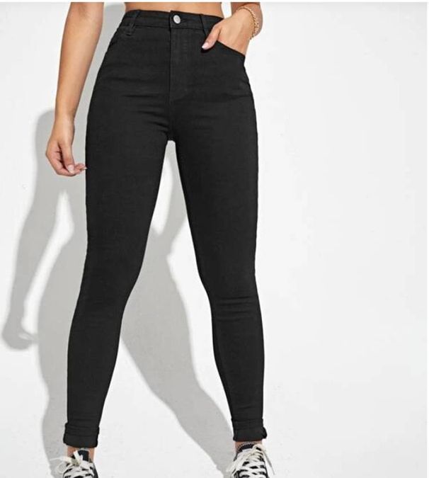 Women's Clothing Black Stretch Pants Jeans High Waist Sexy Skinny Pants_mkmklike.com