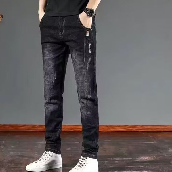 Men's Clothing Shirts And Clothing Stretch Jeans Men's Slim Fit Pants Autumn New Trendy Casual Long Pants Men_mkmklike.com