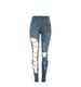Special Offer On : European And American Style Exaggerated Ripped Jeans For Women With Chain_mkmklike.com