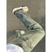Men's Vibe Yellow Mud Jeans Mid Waist Straight Leg Pants Slight Stretch Softener Workwear Trendy Retro Flared Spring Autumn_mkmklike.com