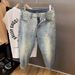 Men's Light Colored Skinny Jeans Trendy Nostalgic Retro Harem Pants Elastic Slim Fit 9 Point Summer Thin Style_mkmklike.com