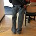 Women's Retro Y2k Low Waist Wide Leg Jeans Contrast Color Stitching Five-Pointed Star Detailing Hot Girl Denim_mkmklike.com