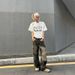 "Men's Distressed Lightning Crack Jeans – Vintage Washed Denim (Relaxed Straight Fit, Aesthetic, Casual & Trendy)"_mkmklike.com