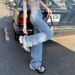 Wholesale American Retro Low-waist Loose Wide-leg Pants For Women, Versatile Spring-summer Straight Jeans, Extra-long_mkmklike.com