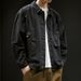 Pulse Pulse Spring And Autumn Melard Retro Casual Denim Jacket For Men, Loose Fit, Japanese Style, Handsome American Workwear Coat_mkmklike.com