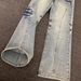 Light Blue Lightning Pattern Jeans Men's American Retro High Street Ruffian Handsome Straight And Thin Scimitar Pants Men's Clothing_mkmklike.com