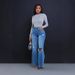 vintage Fashion Hollow Out Denim Wide Leg Pants Women Zipper Hole Pockets Jeans Female Streetwear Trousers Bottoms_mkmklike.com