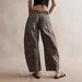 Effortless Americana Style Leopard Print High Waist Straight Leg Jeans 2K High Street Style Women's Clothing Autumn New Fashion_mkmklike.com