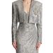 Women's clothing celebrity style sequin badge quality top cardigan jacket + suspender dress_mkmklike.com