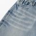 Men's Clothing Ripped Washed Wide Leg Jeans Men's Cracked Washed Wide Leg Jeans - Summer Cleanfit High Street Loose Straight Pants (Blue)_mkmklike.com
