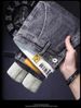 Men's Slim Fit Stretch Jeans High End Washed Blue Embroidered Trendy Casual Cropped Trousers Spring Style_mkmklike.com