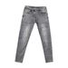 American High Street Ripped Jeans Men's Trendy Brand Ruffian Handsome Graffiti Scratched Patch Elastic Slim Small Feet Trousers_mkmklike.com
