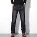 Men's Stretch Straight Jeans Men's Fattened Plus Size Casual Jeans Slim Fit Fashion Business Jeans Men's_mkmklike.com