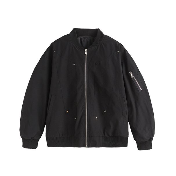 Yunen Spring Autumn American Retro Bomber Jacket For Men And Women, Trendy Brand Design, Casual High Street Top_mkmklike.com