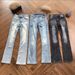 Men's Clothing Retro Washed Cleanfit Jeans DC Style American Slim Fit Slightly Flared High Street Vibe Pants Men's Clothing Denim_mkmklike.com