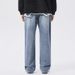 Men’s Vintage Washed Denim Jeans – Loose Fit High Street Summer Staple (S-XXXL)_mkmklike.com