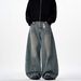Men's Clothing Spring/Autumn American Retro Washed Men's Vintage Washed Baggy Jeans Straight Leg Loose Fit Casual Denim Pants For Streetwear Fashion_mkmklike.com