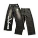 Streetwear Vintage Washed Jeans – Gun Print Distressed Denim | Loose Fit Straight Leg | High Waist | S-XL_mkmklike.com
