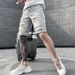 Men's Clothing High Street Ripped Denim Shorts Men Summer Loose Trendy Casual Mid Length Pants Summer Wear Trendy Brand Shorts_mkmklike.com