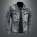 Men's Clothing Denim Jacket Retro Color Embroidery Light Luxury Design Jacket Tops_mkmklike.com