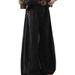 Men's Trendy Casual Black Curved Silhouette Jeans Retro American Style Loose Baggy Straight Leg Sickle Pants_mkmklike.com