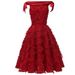 Women's Slim Fit Lace Dress Temperament Versatile Trendy Small Tassel Large Swing Skirt_mkmklike.com